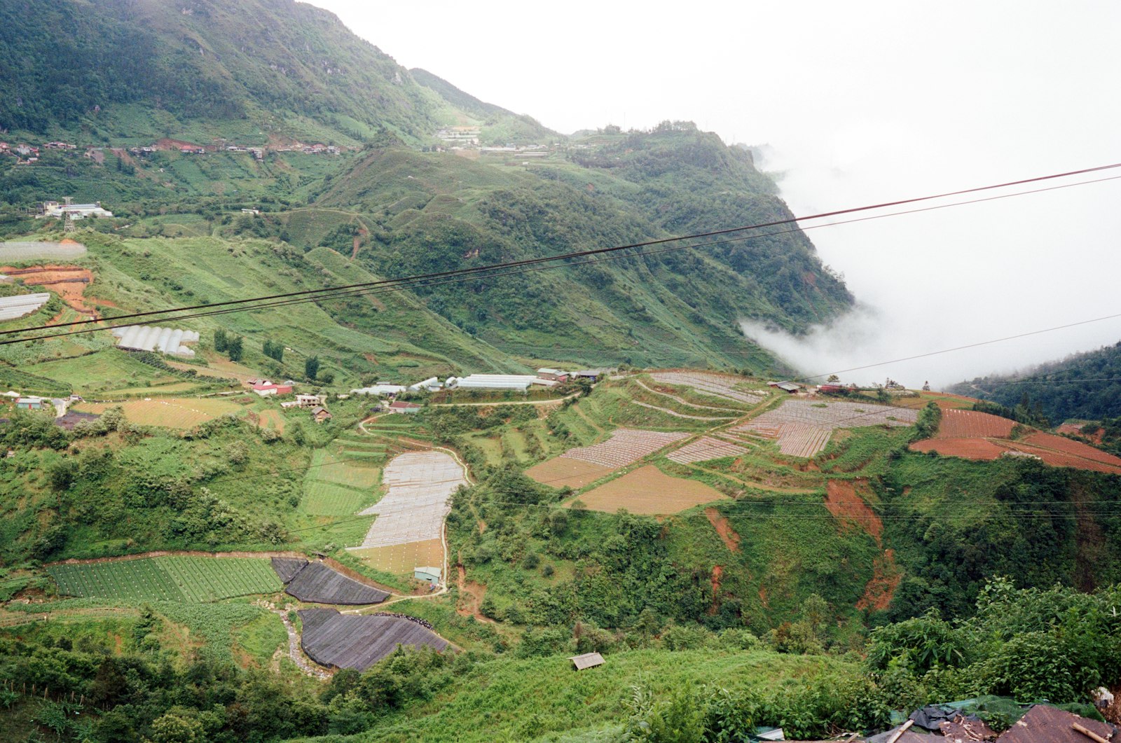 Terraced fields following the natural contour of a mountainous landscape. Photo by Khanh Do on Unsplash, used under the free Unsplash License.